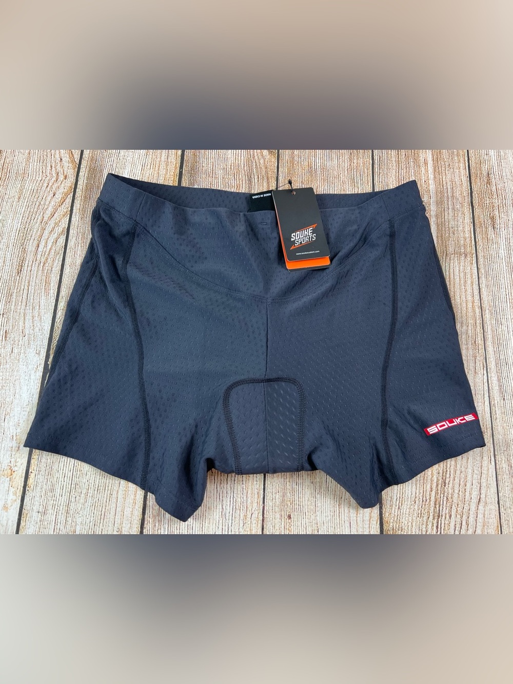 NWT Women’s Souke Sports Gray 3D Padded Cycling Shorts Size XL